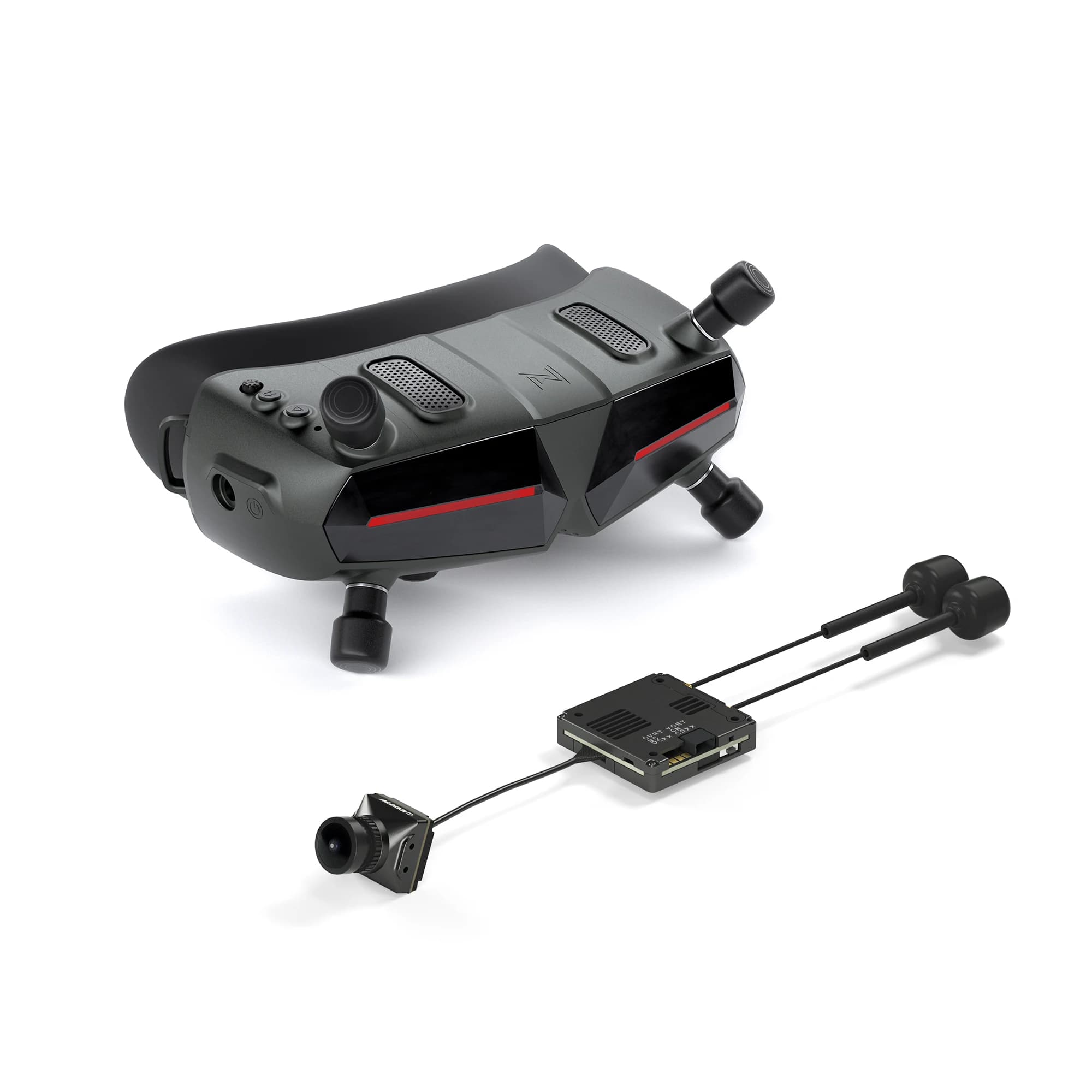 Caddx Walksnail Avatar HD Goggles X with Avatar HD pro kit (Dual Antennas Version) and GM3 Gimbal Head Tracking for FPV Drones 2