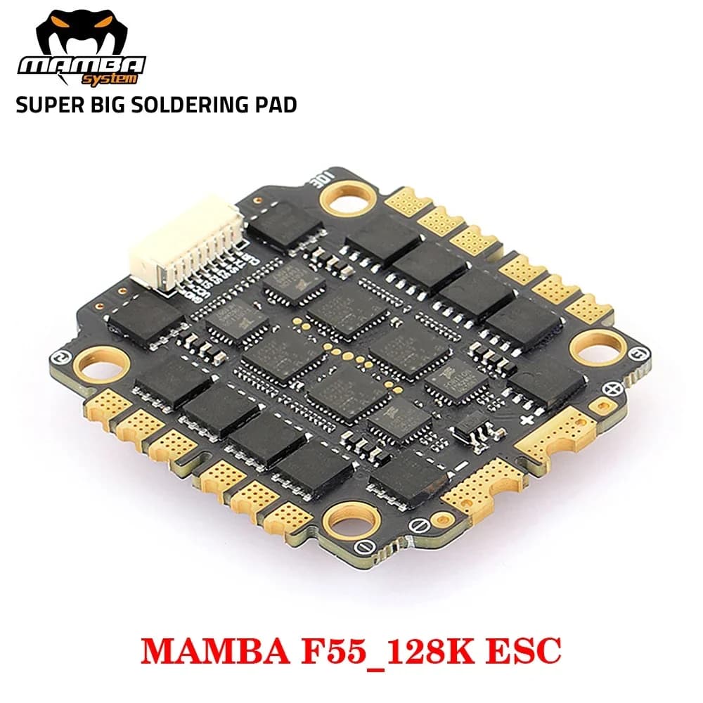 DIATONE MAMBA F55 / F65_128K AM32 4in1 ESC Dshot 300-600-1200 Installation 30.5x30.5mm / M3 4-6S For RC FPV Racing Drone Parts 4