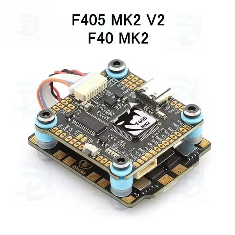 Original DIATONE MAMBA F405 MK2 V2 ICM42688-P Flight Controller W/ BLHeli_S F40/F55_BLS 4in1 ESC Dshot 300-1200 for RC FPV Drone 3