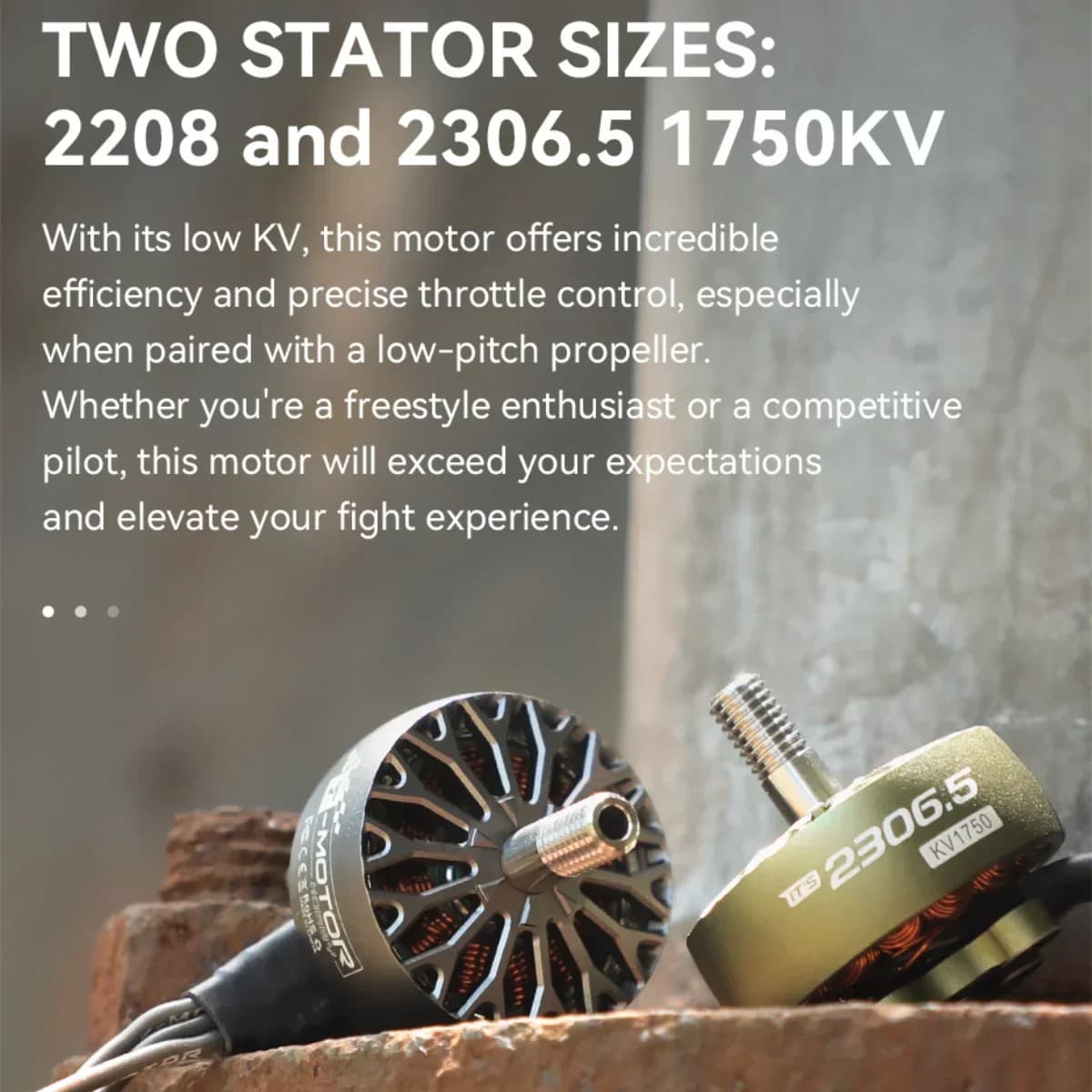 T-MOTOR T-HOBBY ITS 2306.5 / ITS 2208 Brushless Motor FPV Drone Motors KV1750 6S Voltage For Freestyle Motor RC Drone DIY Parts 2