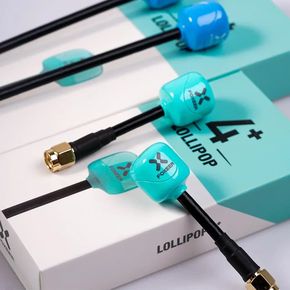 Foxeer Antenna Lollipop 4 Plus 4+ FPV Antenna 5.8G 2.6Dbi LHCP SMA RPSMA UFL MMCX FPV Omni LDS Antenna For FPV Racing Drone 3