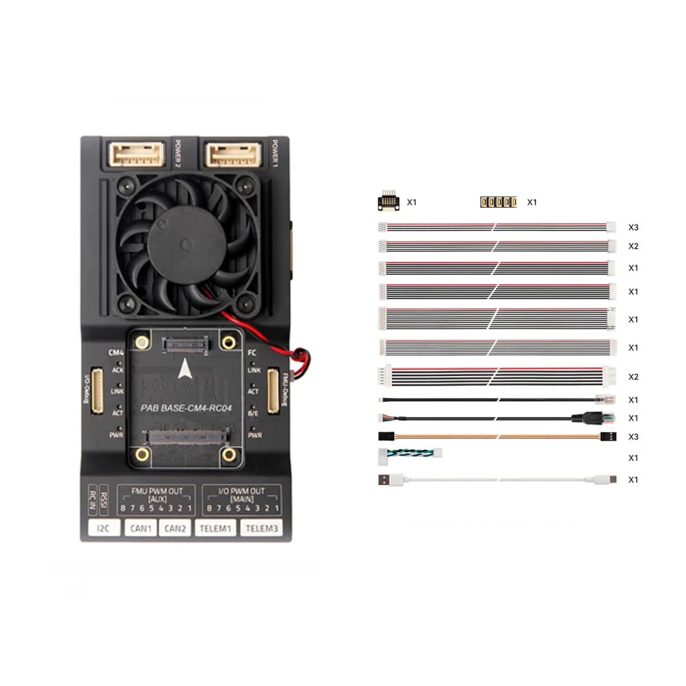 Holybro Pixhawk V2A V2B Mini RPi CM4 Baseboard / Can Be W/6X, 5X and Any FC That Follow The Pixhawk Autopilot Bus Standard 6