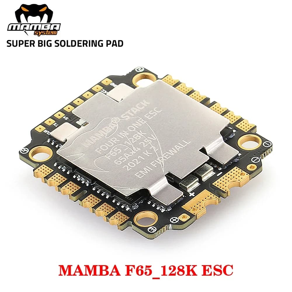 DIATONE MAMBA F55 / F65_128K AM32 4in1 ESC Dshot 300-600-1200 Installation 30.5x30.5mm / M3 4-6S For RC FPV Racing Drone Parts 5