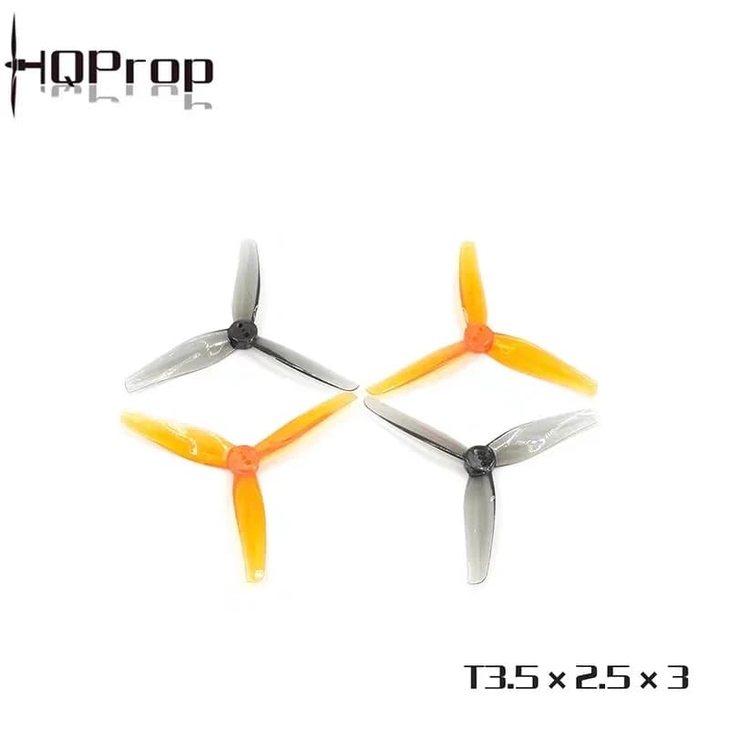 HQProp T3.5X2.5X3 3.5inch Propeller 3525 1.5mm Shaft 3-Blade Props For iFlight iH3 RC DIY FPV Racing Drone HQ Prop