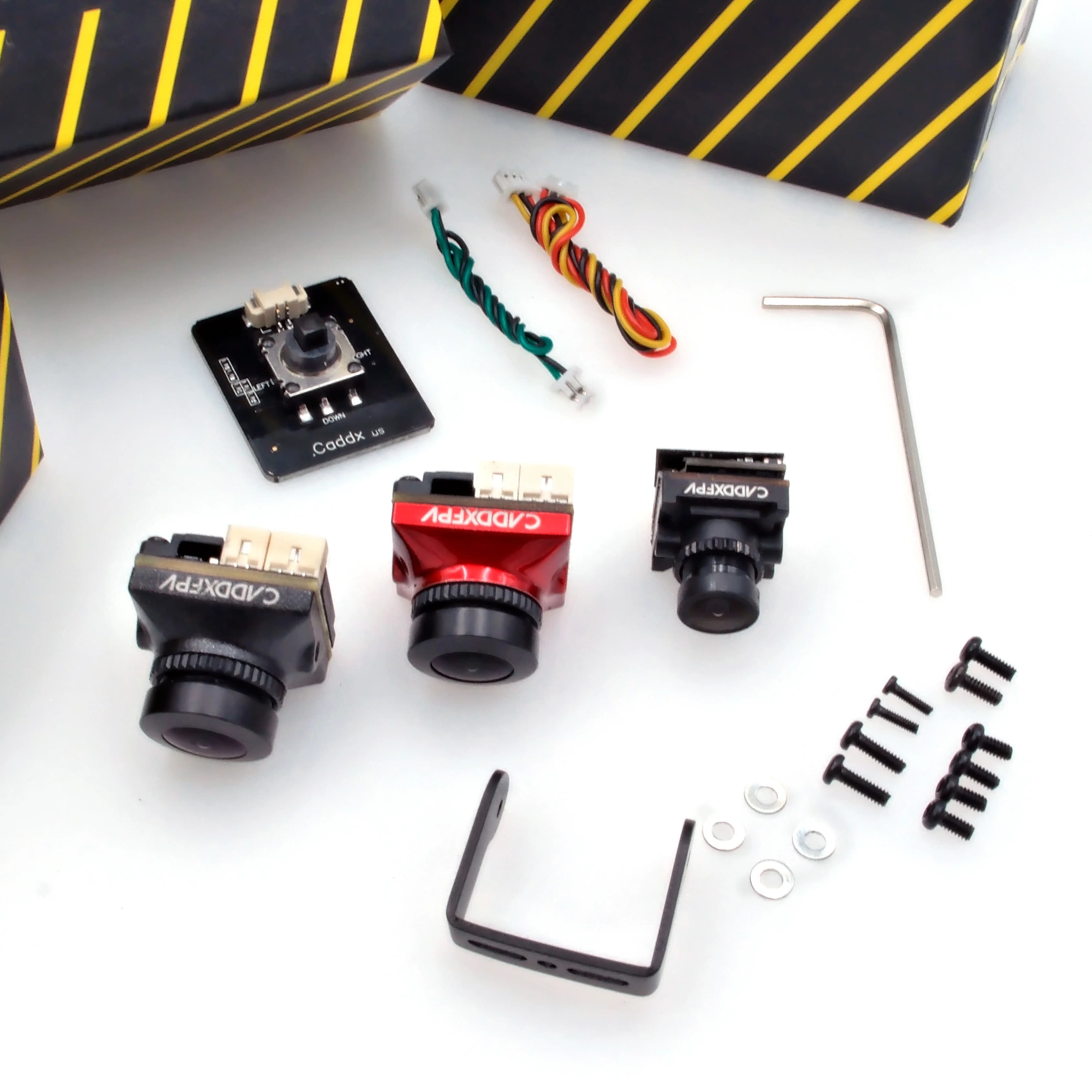Caddx Ratel 2 V2 FPV Camera Ratel2 2.1mm Lens 16:9/4:3 NTSC/PAL Switchable With Replacement Lens For FPV Camera Drone 6