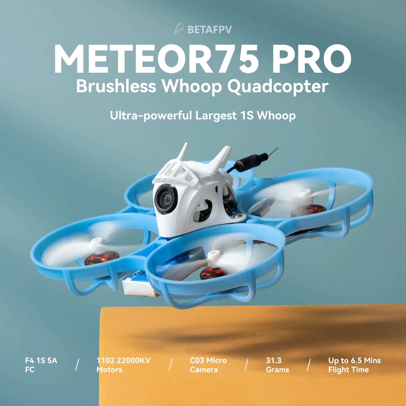 BETAFPV Meteor75 Pro Brushless Whoop Quadcopter 2026 6