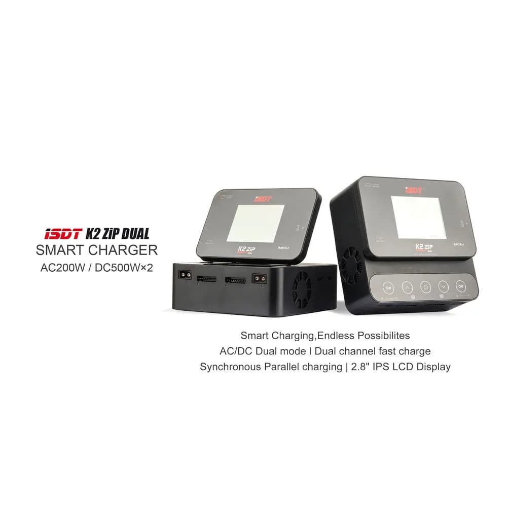 ISDT K4 K2Air K2 K1 Battery Balance Charger Discharger AC 400W DC 600W Smart Charger for Life/Lilon/LiPo/LiHv/Pb/NiMH Battery 3