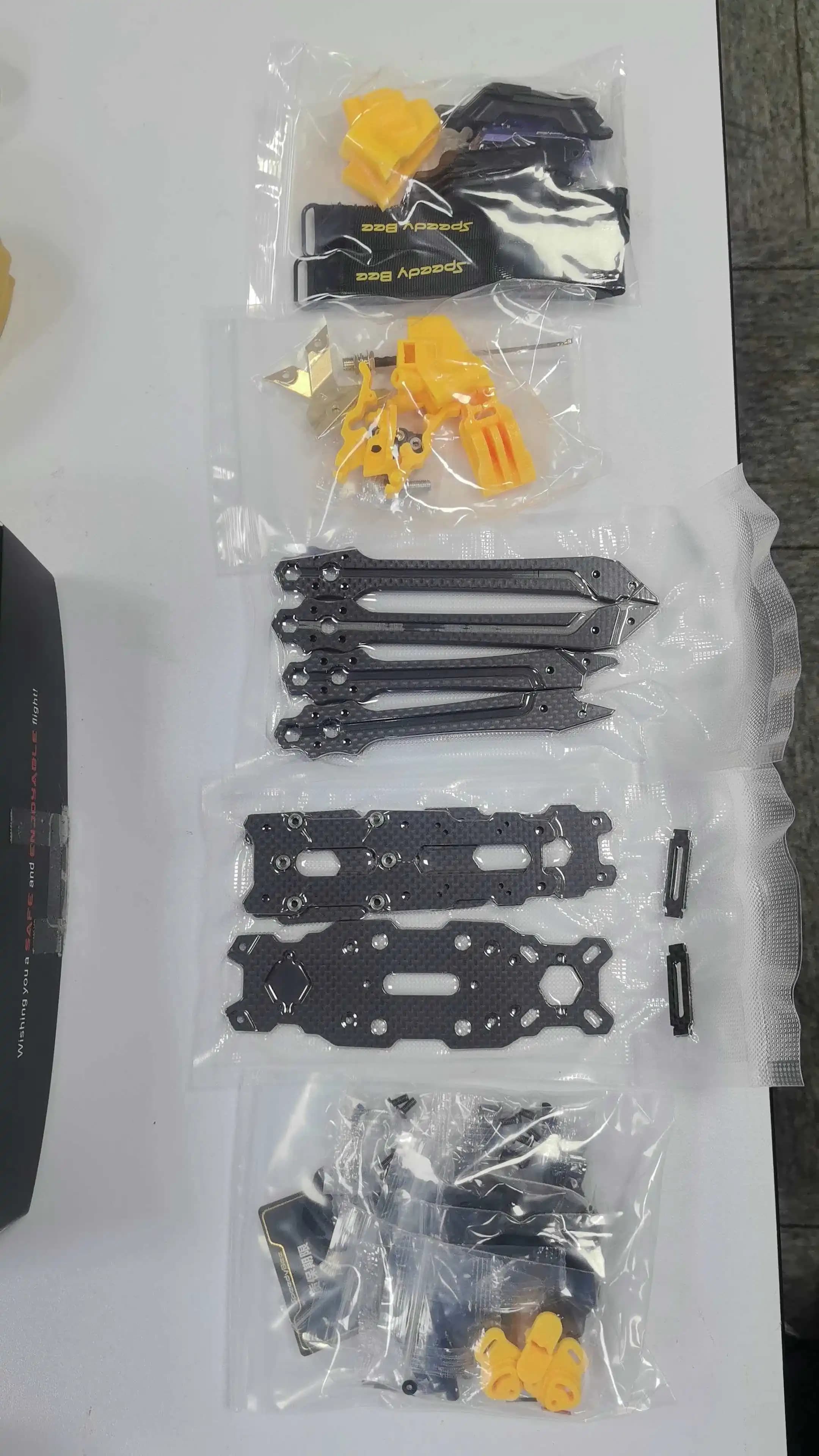 SpeedyBee Mario 5 Frame DC / XH ADV/PRO with New Design Carbon Fiber Arms with LED Strip Channels 6