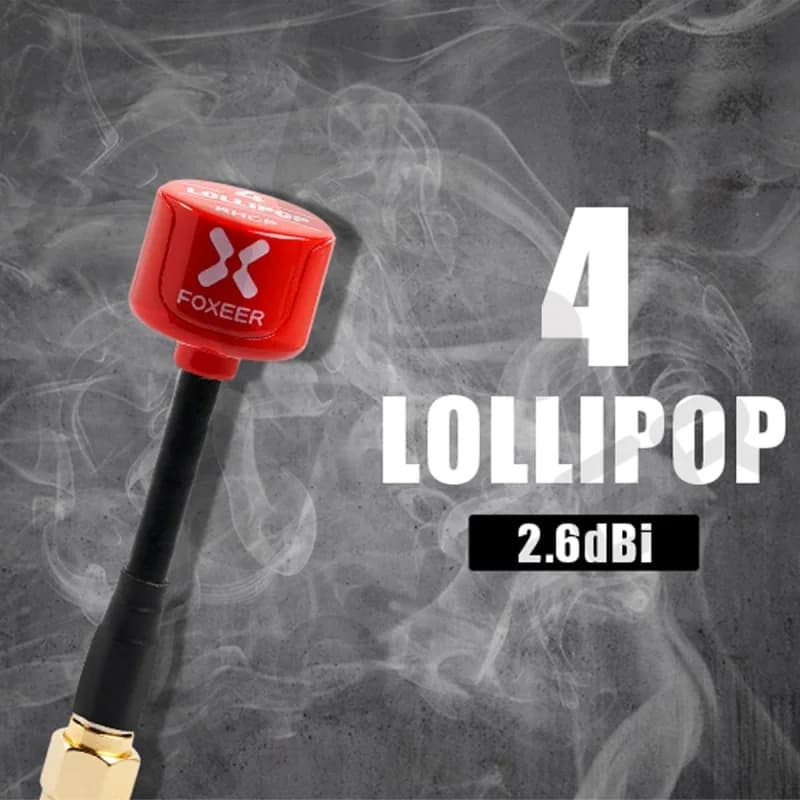 FOXEER Lollipop 4 Pro 5.8GHz RHCP FPV Antenna 2.5dBi High Gain Omnidirectional SMA For FPV Racing Drone Fatshark DJI Goggles TX