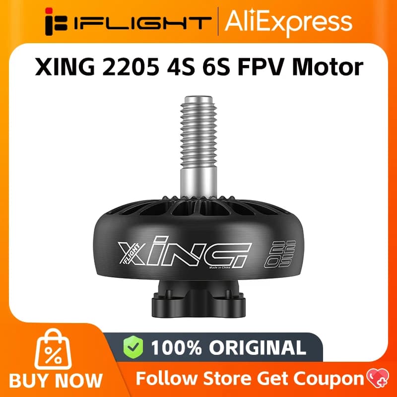 IFlight XING 2205 Brushless Motor 2300KV 2450KV 6S 3200KV 4S M2 Shaft For FPV