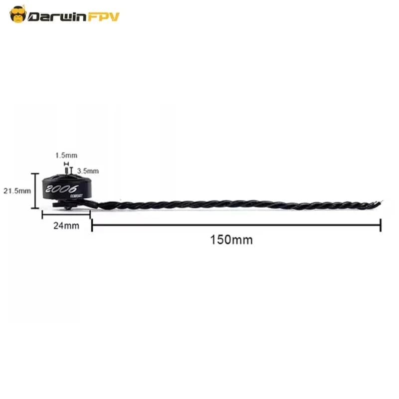 DarwinFPV CineApe35 2006 2030KV / 3400KV Brushless Motor RC Drone FPV Racing Multirotor Quadcopter 5