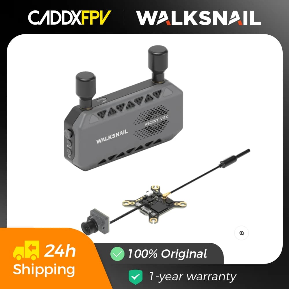 CADDX Walksnail Ascent VRX Receiver 5.8Ghz 6km Compatible Ascent VTX Supports All FPV Goggles And Displays With HDMI Input