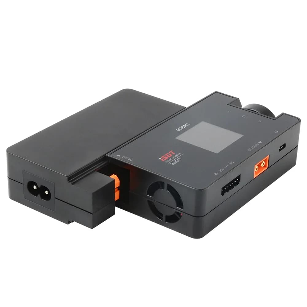 ISDT 608AC AC 50W / DC 200W Smart Battery Charger Discharger With EU/US Plug for 1-6S LiFe Lilon LiPo LiHv 1-12S Pb 1-16S NiMH 2