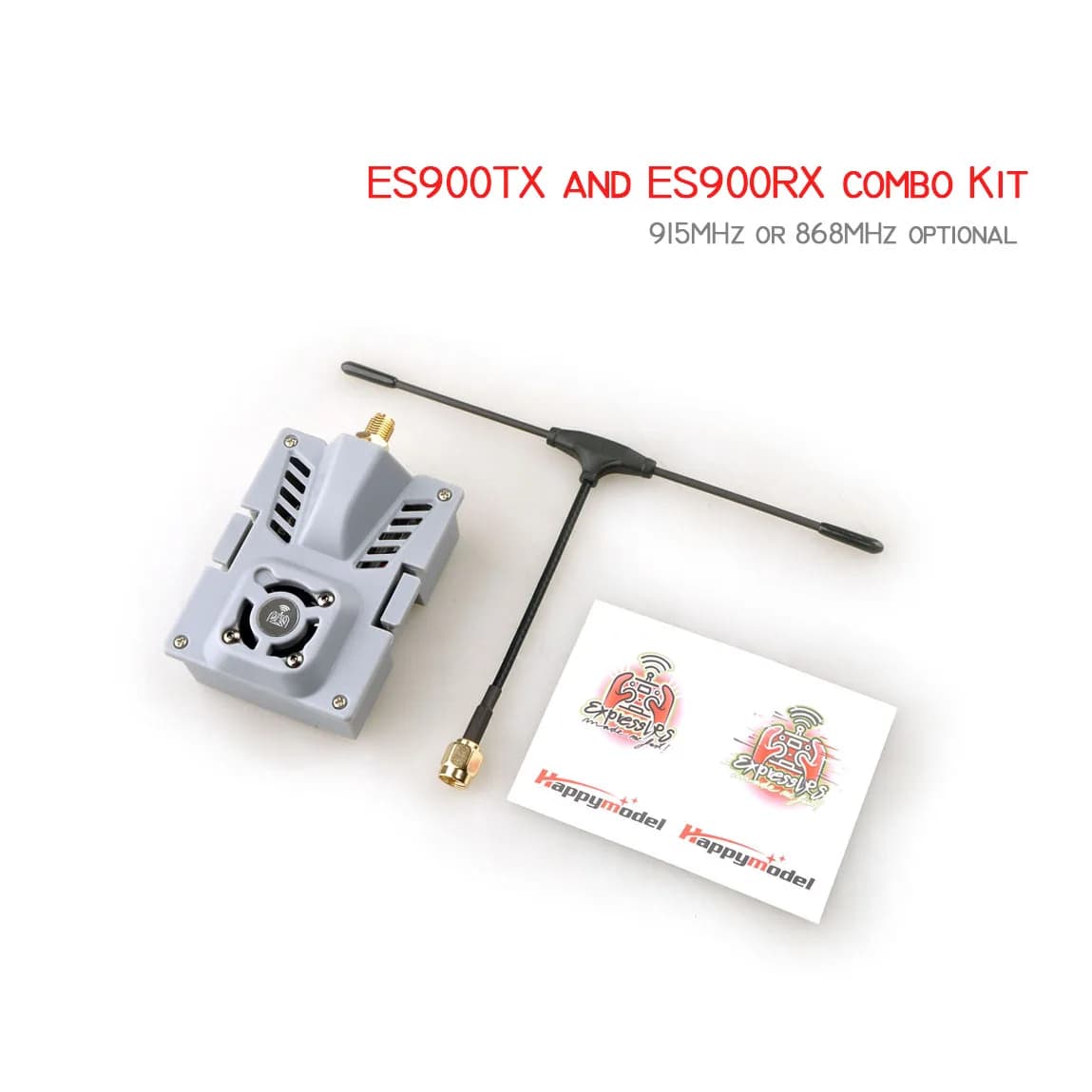 HappyModel ES900TX ES900RX 915Mhz 868MHz ExpressLRS ELRS RF Module Receiver Set for RC Airplane FPV Long Range Drone DIY Parts 2