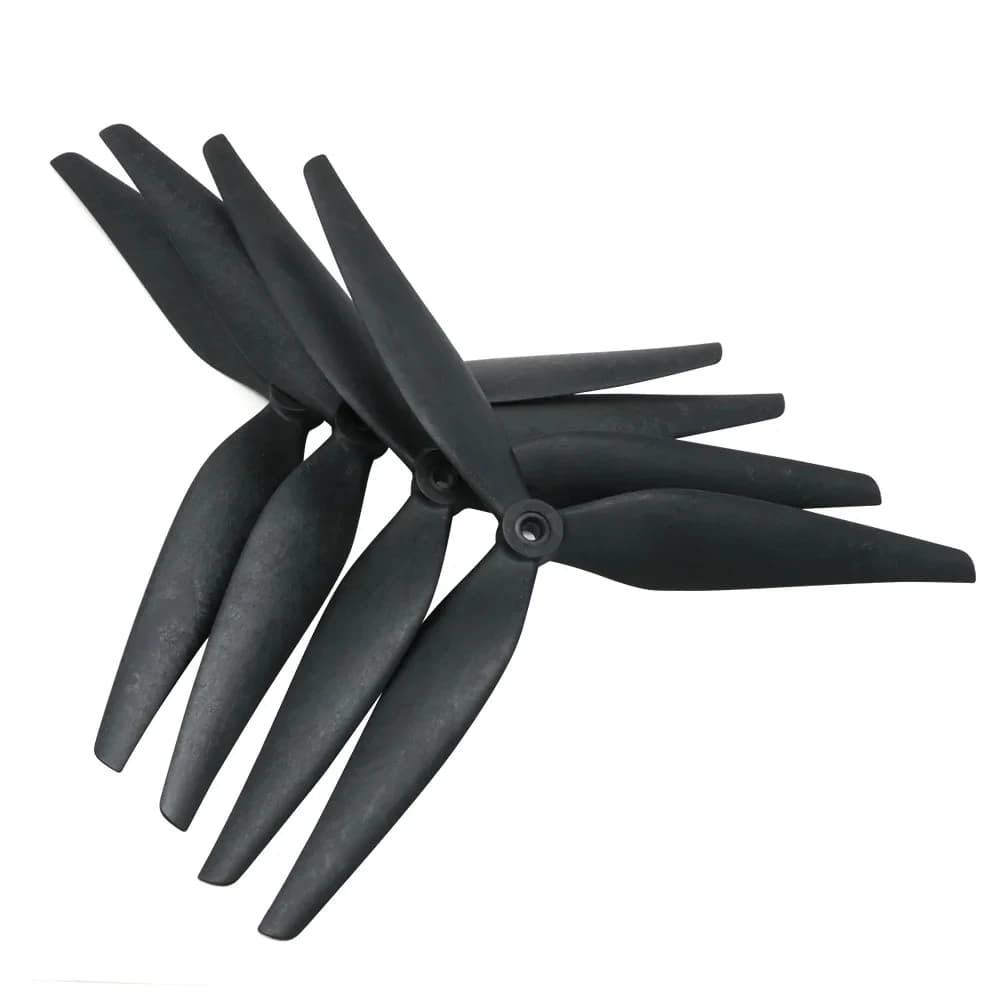 2pair HQProp 10X5X3 9X5X3 10X5.5X3 1050 9050 1055 10inch 9inch 3 blades Black Carbon Reinforced Nylon Propeller for Rc FPV Drone 3