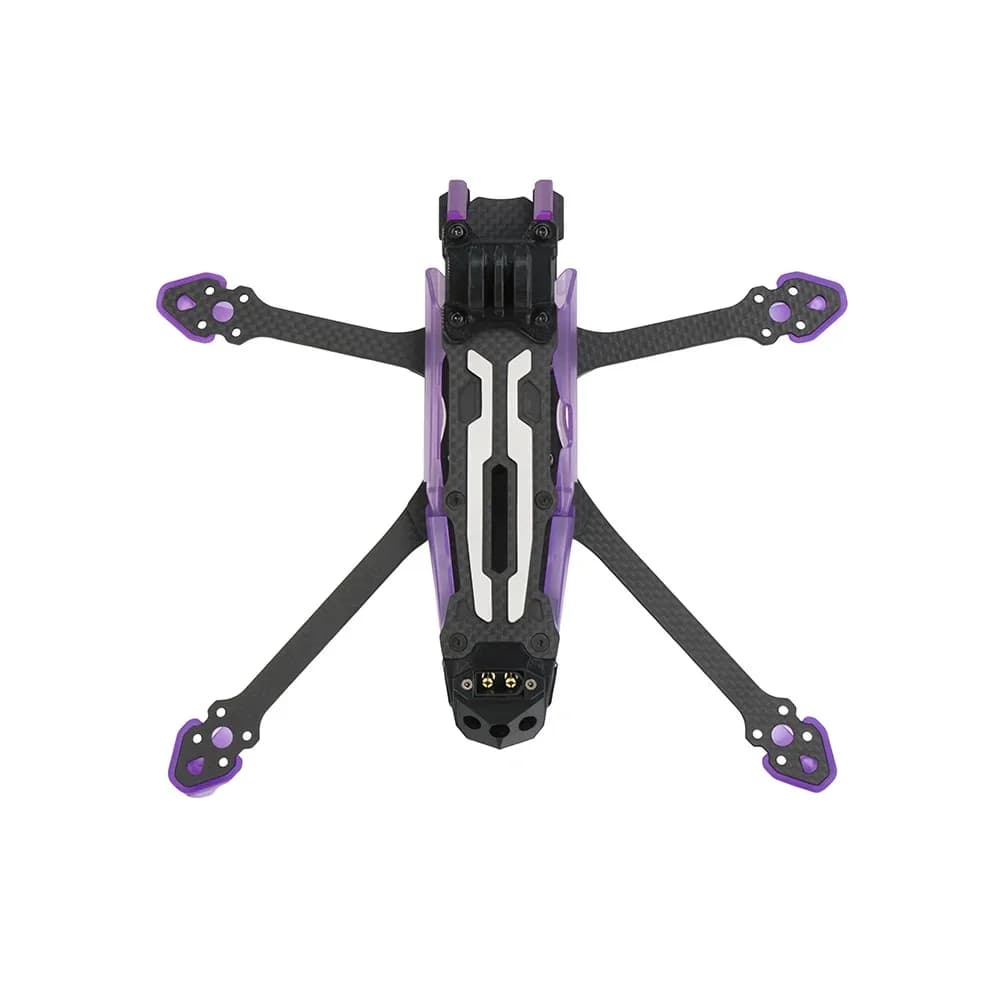 Axisflying Manta 5 SE V2 Kit, 5 Inch Squashed X FPV Racing Freestyle Drone Frame for Long Range & Acro Flying 5