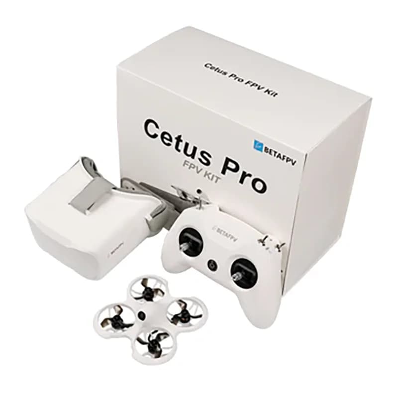Original BETAFPV Cetus Pro Kit Frsky D8 VR02 Goggles Lite Radio 2 SE Transmitter 25mW VTX  C02 FPV Micro Camera Racing Drone 5