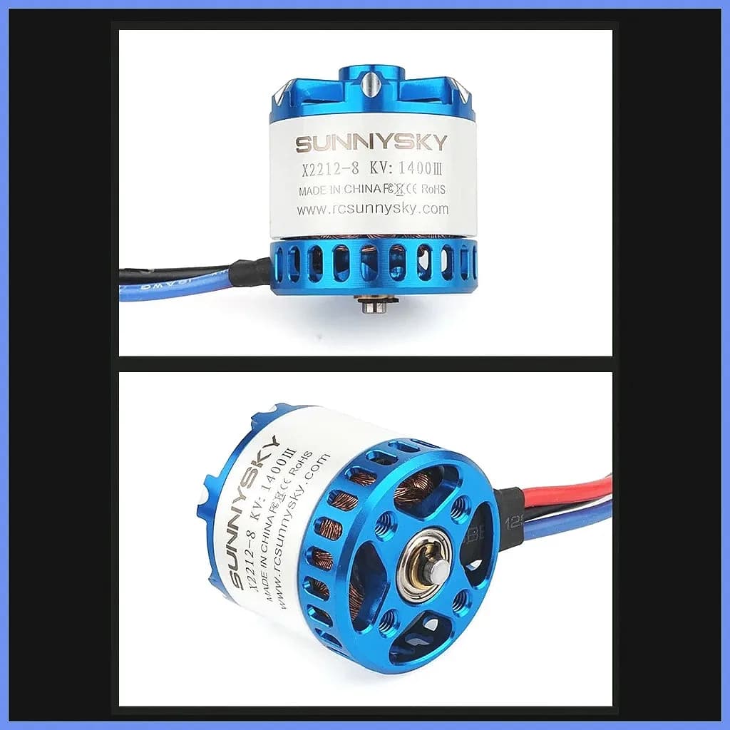 SUNNYSKY X2212 Brushless Motor 980KV/1250KV/1400KV/2450KV for RC Airplane Drone with Original Box 5