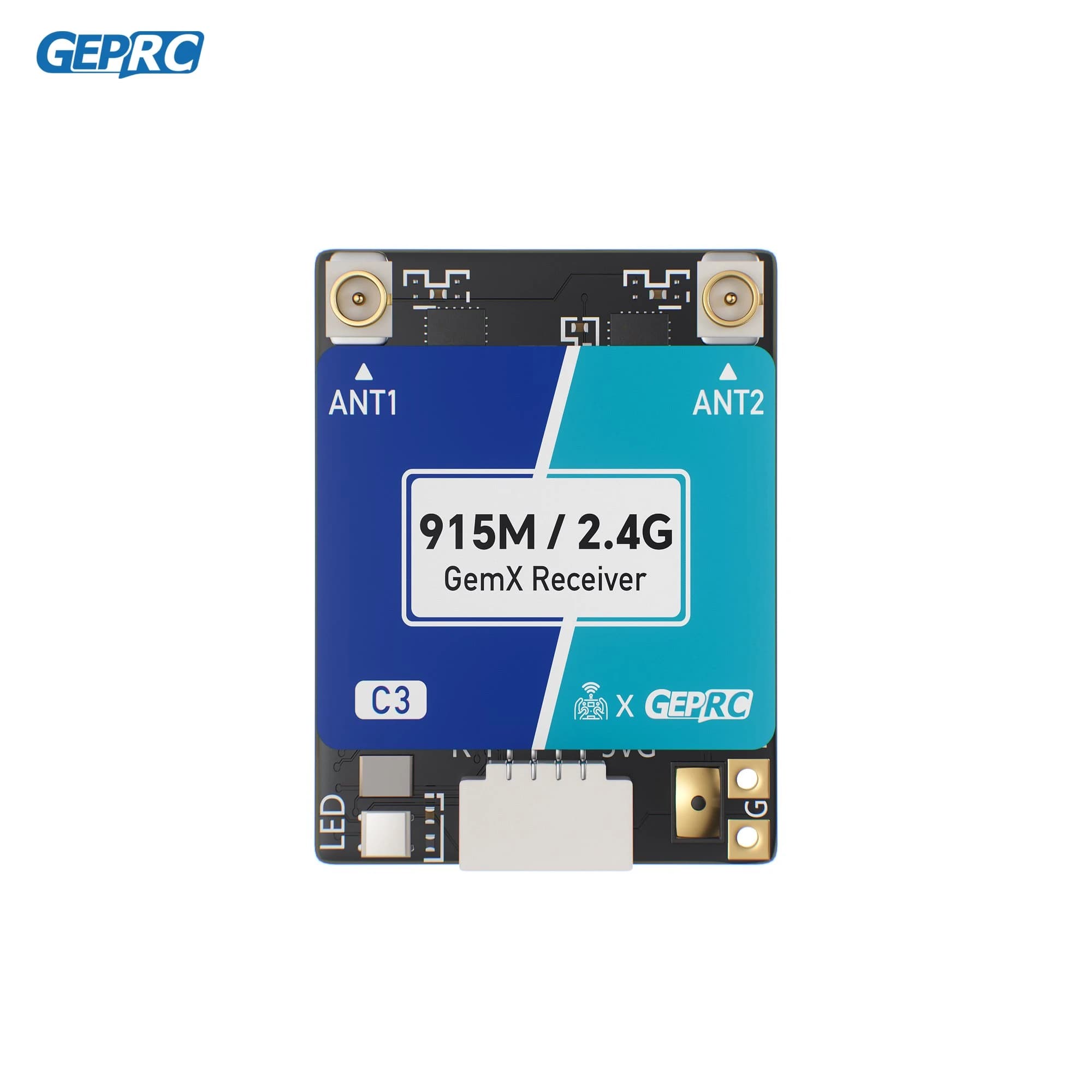 GEPRC ELRS 915M 2.4G C3 Gemini Xrossband Receiver TX Module Dual-RF Chip 1000Hz for FPV Long Range Freestyle Drone 2