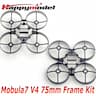 1Pcs 75mm V4 Black