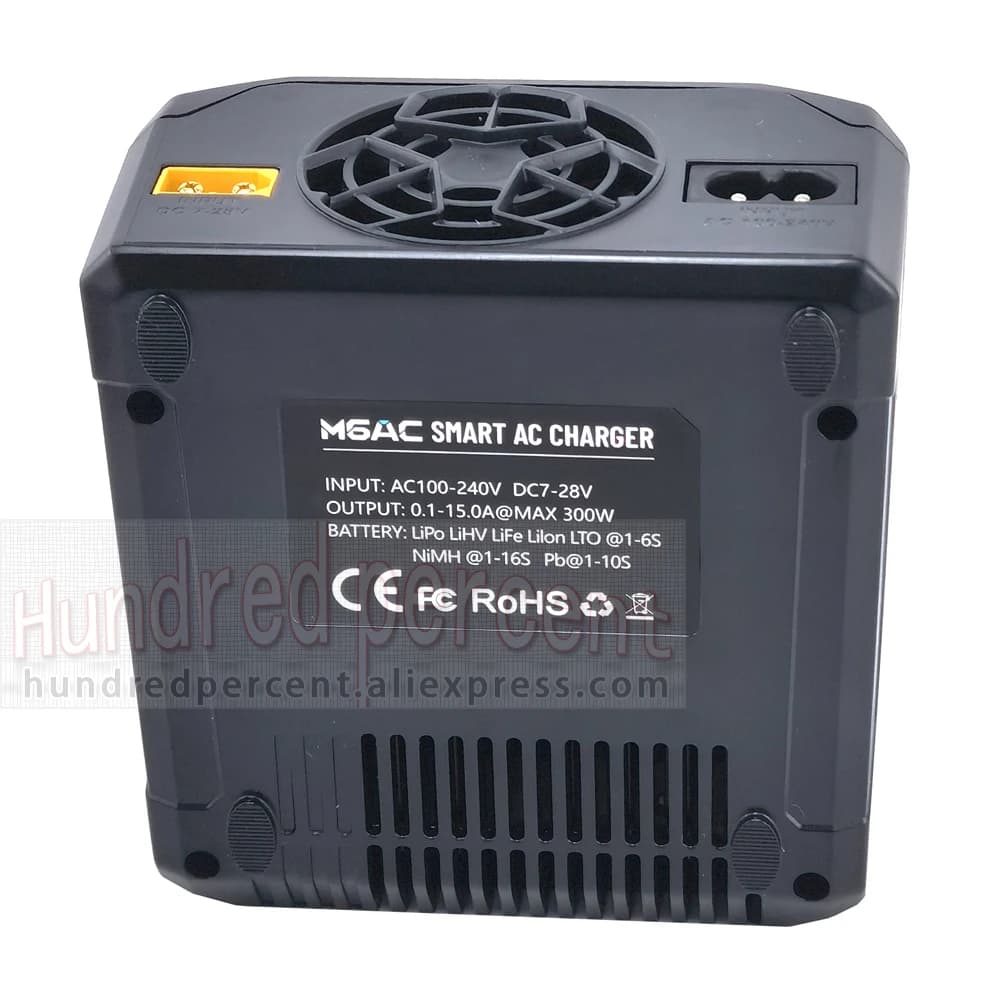ToolkitRC M6AC Smart Lipo Battery Charger Discharger AC 120W DC300W MAX30A for 1-6S Battery FPV Model Spare Part LiHV LIFE LILON 6