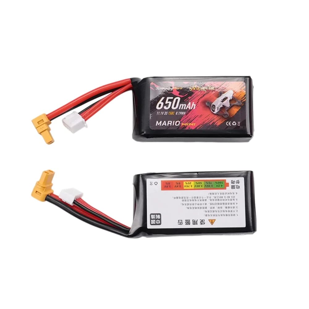 SpeedyBee for FPV  Mario Mini25 3S 150C 650mAh Battery Co-branded New Freestyle Racing DIY Parts 5