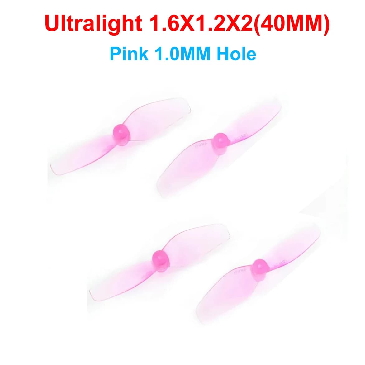 HQProp 40MM 1.6X1X3 1.6X1.2X2 Hollow Cup Propeller Dia 40mm 2-Blade 3-Blades 1mm 1.5mm Shaft Hole for Drone RC Model Airplane 5