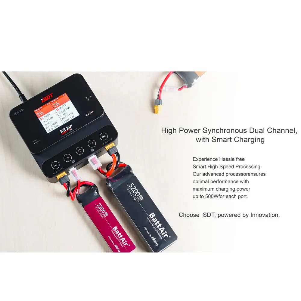 ISDT K4 K2Air K2 K1 Battery Balance Charger Discharger AC 400W DC 600W Smart Charger for Life/Lilon/LiPo/LiHv/Pb/NiMH Battery 5