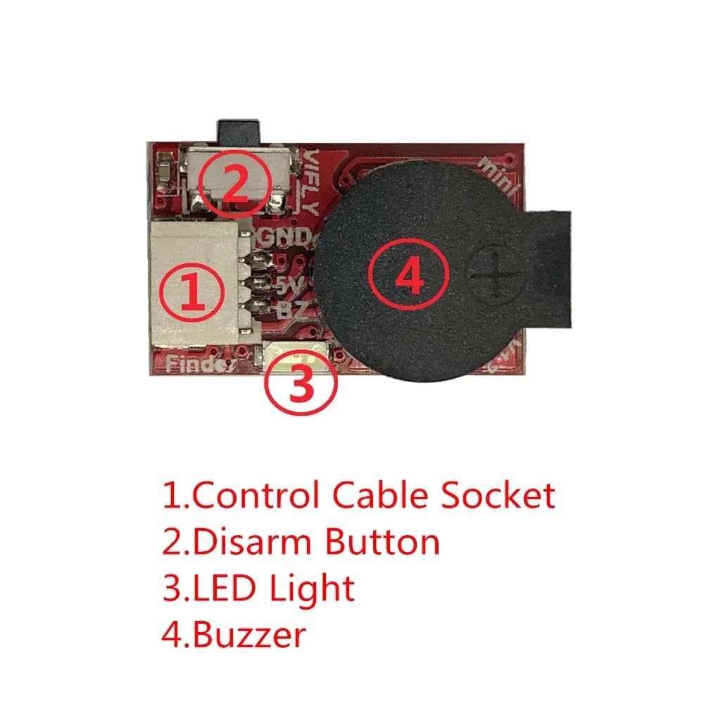 VIFLY Finder Mini Micro FPV Drone Buzzer Tracker 100DB 3