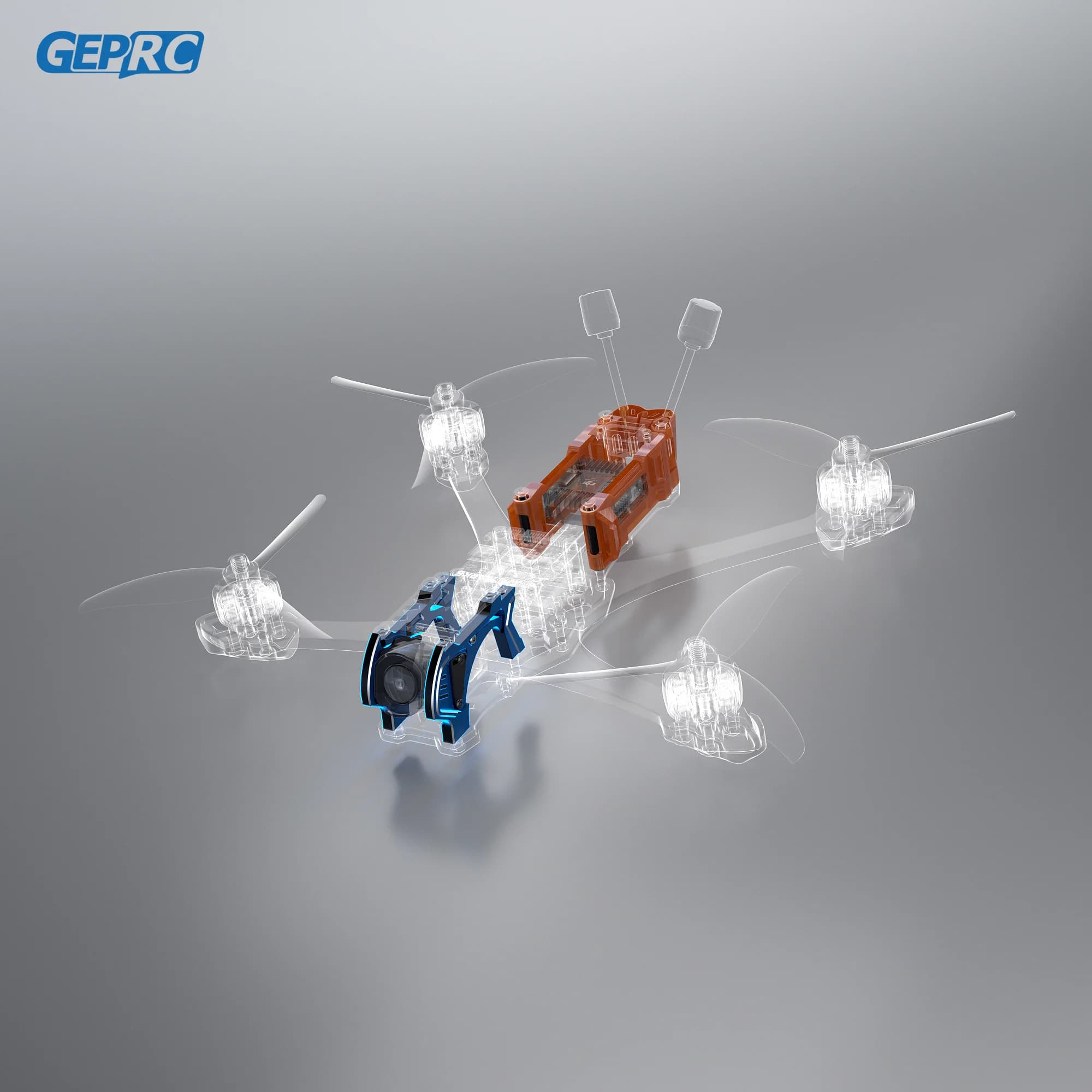 GEPRC MARK5 D/X Frame O4 Pro Upgrade Kits Frame Parts Upgrade Package Base Quadcopter Frame FPV Freestyle RC Racing Drone Mark5 4
