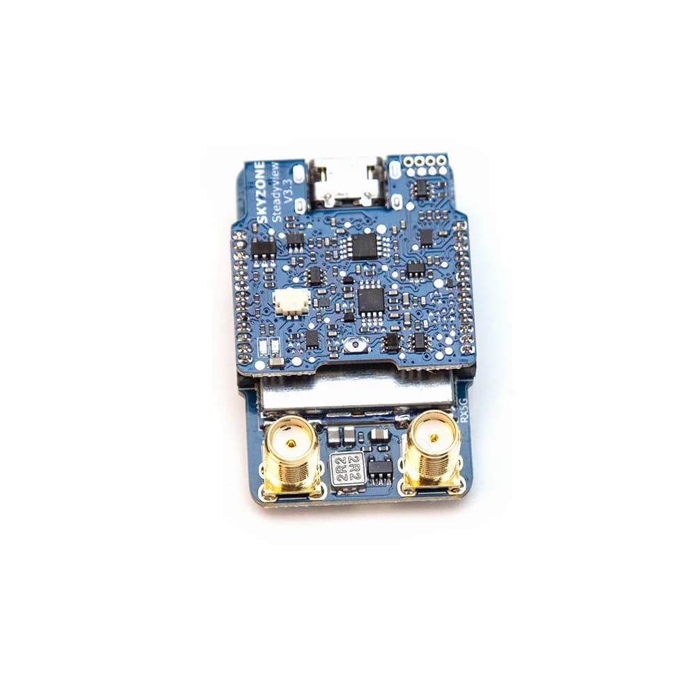 SKYZONE SteadyView/Rapidmix V3.3 Receiver | 5.8GHz Dual Antenna | Low Latency High Sensitivity for FPV Goggles Drone RC Parts 2