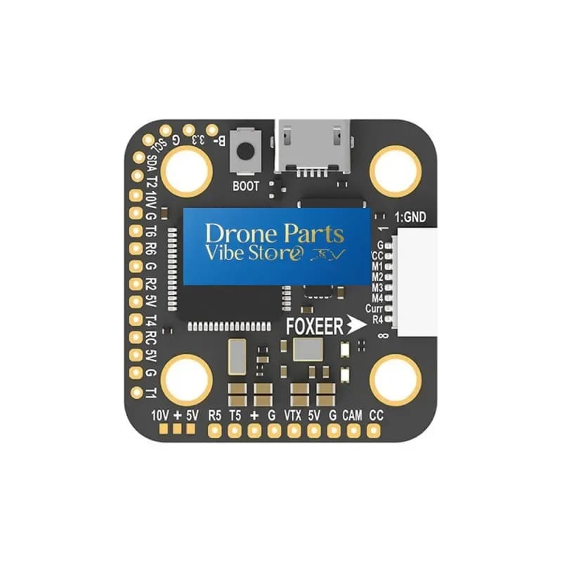 DronePNewest Foxeer F722 V4 Dual BEC 5V/10V HV 4-8S Mini Flight Controller 20X20mm For X8 HD/HDZero/VISTA VTXFPV Racing Drone 2