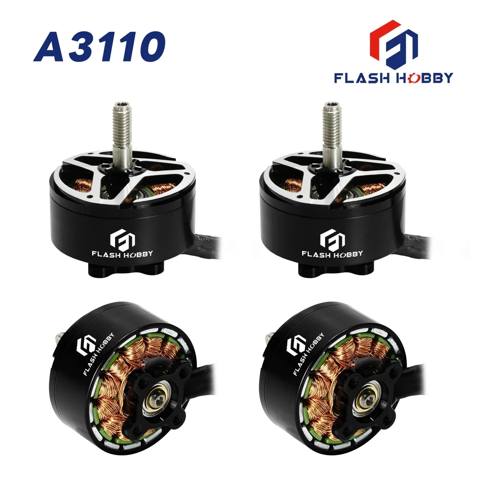 A3110 900KV Motor FLASHHOBBY Brushless Motor 6S LIPO for FPV Freestyle 9inch 10inch Long Range Cinelifter Drones DIY Parts 2