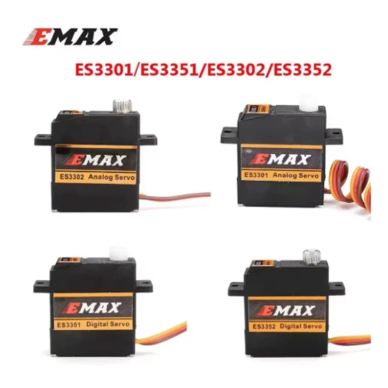 EMAX  ES3352 9mm 4.8-6V Analog / Digital Servo Metal Gear for RC Glider Rc Airplane RC Drone