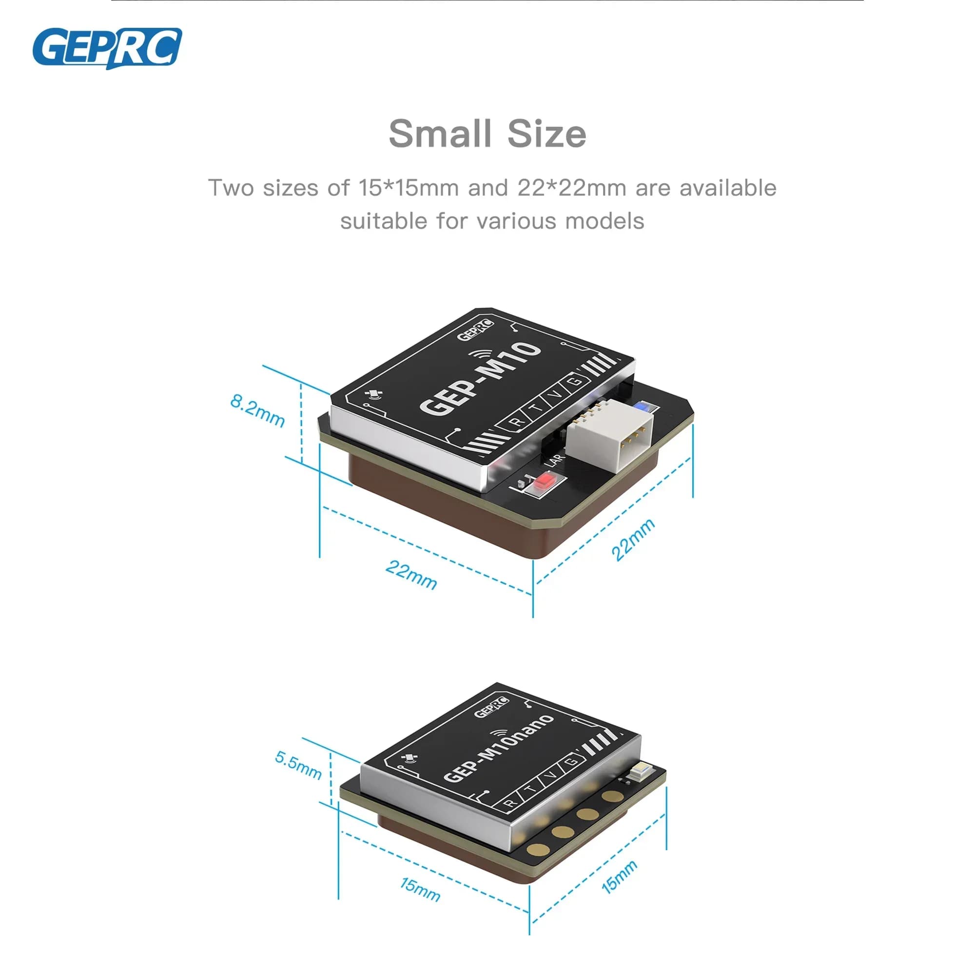 GEPRC GEP-M10 Series GPS Module Integrate SBAS Joint Positioning  M10 Chip QMC5883L Magnetometer DPS310 Barometer FPV Drone 4