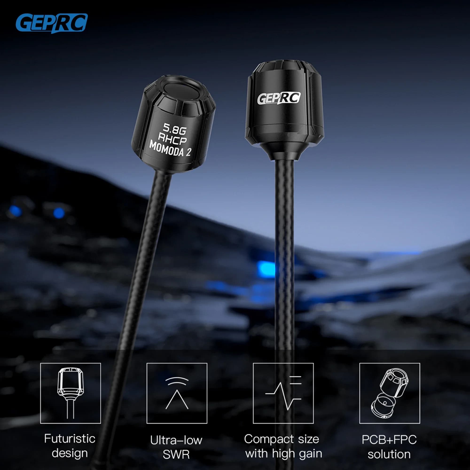 GEPRC Momoda2 5.8G Antenna Long Version Suitable DIY RC FPV Quadcopter Drone Freestyle 5.3GHz 6GHz RHCP LHCP Accessories Parts 3