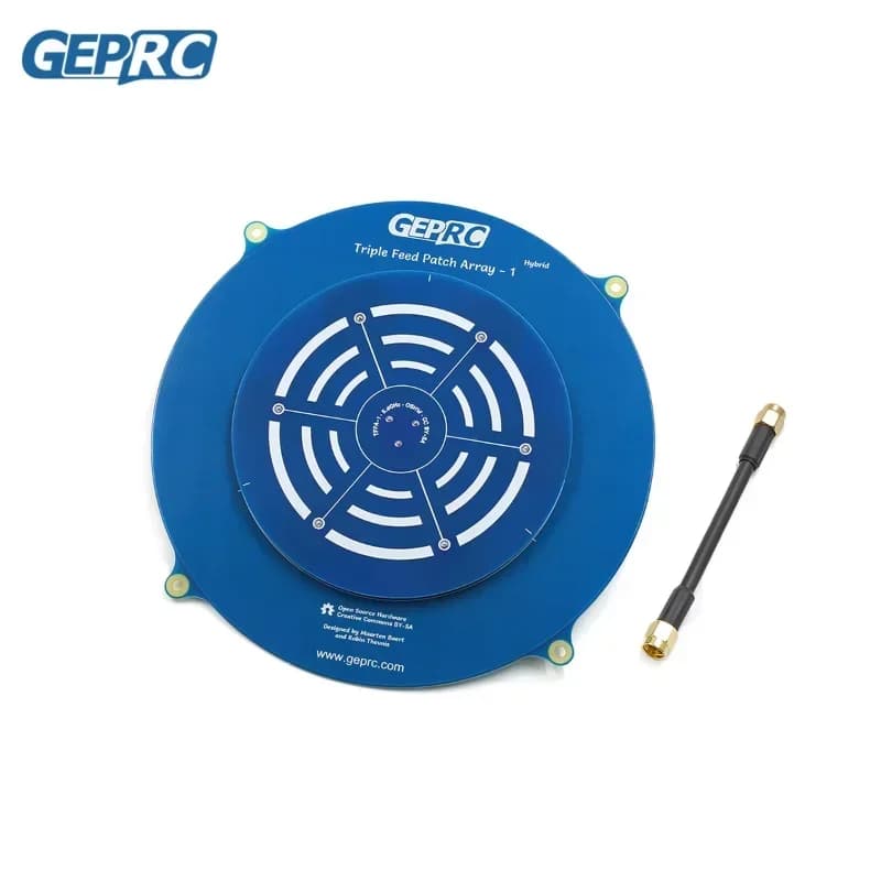 GEPRC Triple Feed Array 5.8G 14DBI Circular Polarized FPV Antenna Compatible RHCP LHCP for RC Drone FPV Long Range VTX Goggle 2