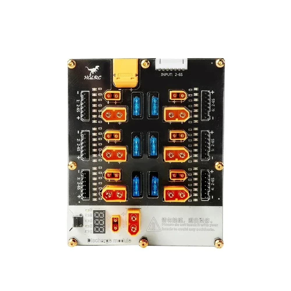 HGLRC Thor 6 Pro Port LIPO Balance Charger Board 40A XT60 XT30 Plug 2-6S LIPO Discharger for IMAX B6 ISDT Q6 Nano HOTA D6 Pro P6 2