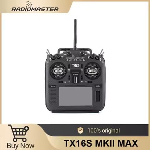 RadioMaster TX16S MKII V4.0 16CH 2.4G Hall Gimbals ELRS 4in1 Transmitter Remote Control 2025
