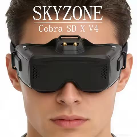 SKYZONE Cobra SD/X V4 FPV Goggles - Dual Screen Options 800x480 4.3in/1280x720 4.1in With 5.8G 48CH Diversity Receiver