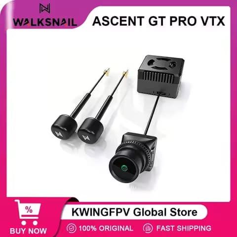 CADDX Walksnail Ascent GT Pro 4W KIT Digital Video Transmitter 4000mW with Dual Antenna for Extreme Distance FPV Racing RC Part