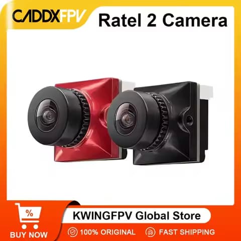 1/3PCS CADDX Ratel 2 V2 FPV Camera Ratel2 2.1mm Lens FOV165° 16:9/4:3 NTSC/PAL Switchable Micro Camera For RC Quadcopter Drone