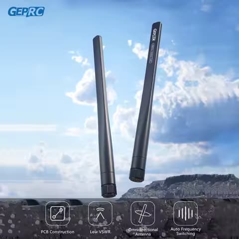 GEPRC 868MHz 915MHz 2.4G Tri-Band Stick Antenna 2.4GHz High Frequency Long Range FPV DIY RC Quadcopter Freestyle Drone Parts