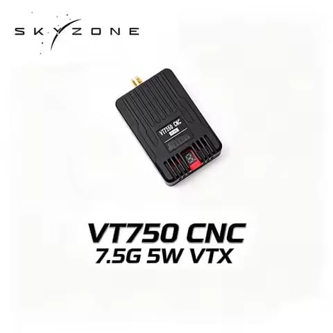 SKYZONE 7.5GHz 5W High Power VTX Video Transmitter W CNC shell VT7550 for Long Range RC FPV Drone Aircraft