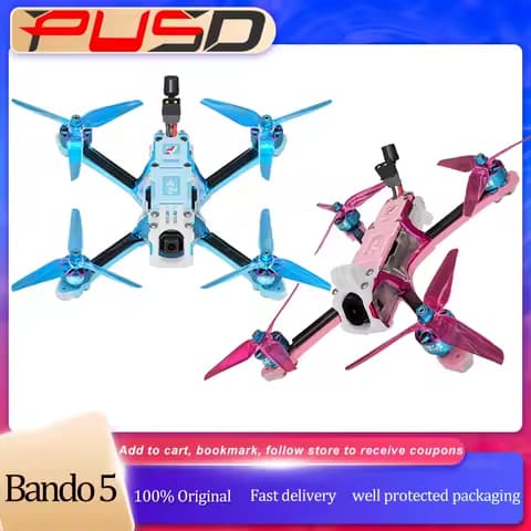 Axisflying Bando 5 Inch FPV Racing Drone Sturdy Frame 2207.5 1960KV Motor Dual Gyro/Dual IMU With GPS RC Freestyle Quadcopter