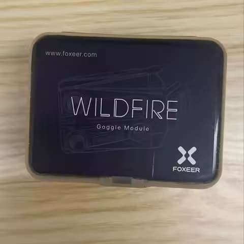 (1pcs)Foxeer Wildfire 5.8GHz goggle 5.8GHz 72CH Dual Receiver OLED Module Support OSD Firmware Update For Fatshark Goggle