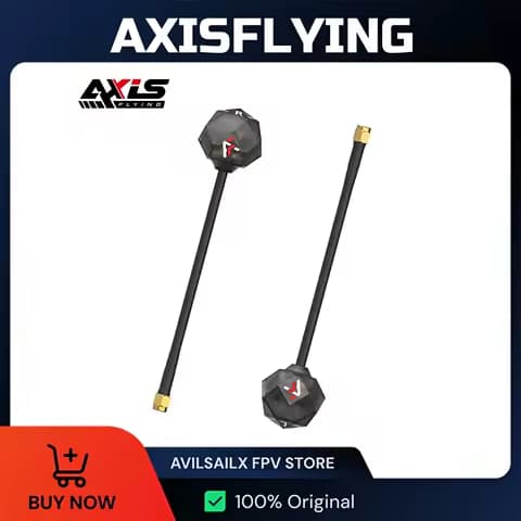 AXISFLYING Prism V2 Antenna for Long Range FPV, 5.8GHz High Gain Calibrated, LHCP/RHCP Drone Antenna with LDS Tech,Stable Signal